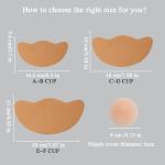 Breast Tape with Nipple Covers - 6 Pack