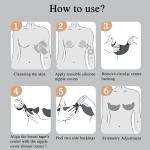 Breast Tape with Nipple Covers - 6 Pack