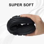 KIDMI Women's Black Sport Flip Flops, Size 42