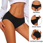 Soft Cotton Hipster Panties for Women, Full Coverage