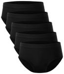 Bamboo Cool Women's Soft Moisture-Wicking Briefs 5-Pack