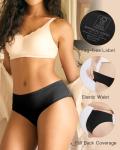 Bamboo Cool Women's Soft Moisture-Wicking Briefs 5-Pack