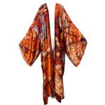 Silk Feel Beach Cover-Up Kimono for Women