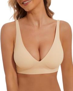Sexy Deep V Padded Wireless Push-Up Bralette