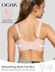 Womens Wireless Push Up Seamless Bra 2XL Nude