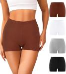 J-pone Women’s High Waisted Cotton Boyshorts