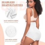 High Waist Tummy Control Lace Shapewear Briefs
