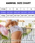 Cheeky Lace V-Waist Bikini Panties for Women