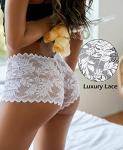 Cheeky Lace V-Waist Bikini Panties for Women