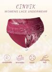 Cinvik High-Waisted Lace Cheeky Panties 3-Pack