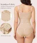 BRABIC Seamless Bodysuit Shapewear with Tummy Control