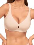 Comfortable Wireless Push-Up Bra for All-Day Support