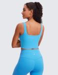 Butterluxe Women's Longline Sports Bra - Kayak Blue