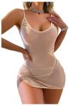 RoseSeek Women's Lace Babydoll Lingerie Set