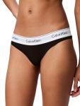 Calvin Klein Black Modern Cotton Thong Panty