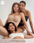 Wireless Strapless Push-Up Bandeau Bra for Women