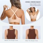 LUCKMEEY Wireless Push Up Seamless T-Shirt Bra