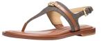 Michael Kors Women's Mandy Thong Sandals, Brown