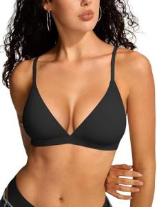 Wireless Triangle Bralette - Comfortable & Sexy Black