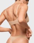 INLYRIC Women's Breathable No-Show Thong 3 Pack