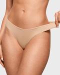 INLYRIC Women's Breathable No-Show Thong 3 Pack