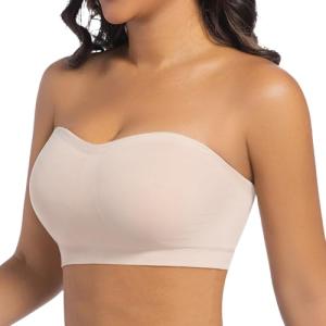ONEW Strapless Non-Slip Silicone Bandeau Bra