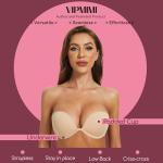Strapless Push-Up Bra with Padded Support, Nude