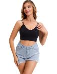 6-Pack V Neck Padded Bralettes for Women