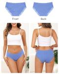 LEVAO Lace Cheeky Bikini Panties 9-Pack