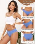 LEVAO Lace Cheeky Bikini Panties 9-Pack