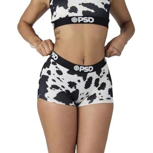 Cow Print Boyshorts for Women - Fun Western Style
