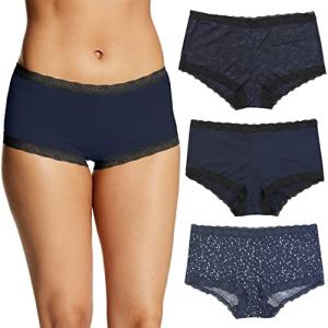 Maidenform Women's Microfiber Boyshorts 3-Pack