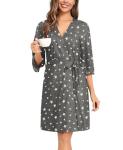Lace Nightgown and Robe Set for Women