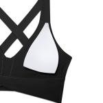 Butterluxe Ruched Longline Sports Bra - Black