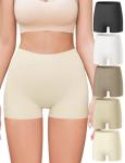 Women's Seamless High Waist Boyshorts - 5 Pack