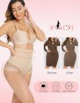 High Waisted Tummy Control Shapewear Briefs