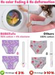 Soft Cotton Tagless Toddler Underwear – 8-Pack