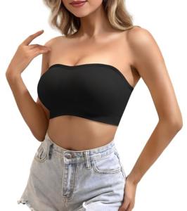 Lynclare Strapless Pushup Bra with Clear Straps