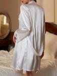 WDIRARA Women's Lace Cami and Robe Sleep Set