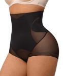 Butt Lifting Tummy Control Shapewear Briefs - Black