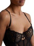 Aubade Women's L'indomptable Basque - lingerie for every day or special occasions Afterdark B 34, 1 Piece