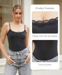 Lace Bodysuit with Tummy Control for Women