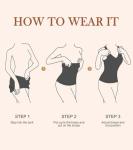 Lace Shapewear Cami with Built-In Bra - Black