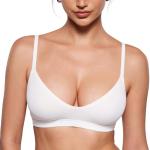 Inlyric Women's Soft Scoop Bralette - Snow White