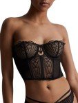 Aubade Women's L'indomptable Bustier - lingerie for every day or special occasions Afterdark C 34, 1 Piece