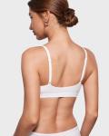 Inlyric Women's Soft Scoop Bralette - Snow White