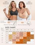 Avidlove Women's Lace Wireless Full Coverage Bra
