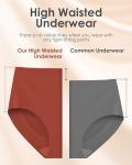 High-Waisted Seamless Briefs 6-Pack for Women