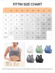 High Support Sports Bras for Women - 3 Pack