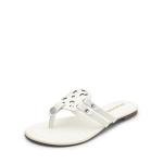 Comfortable White Thong Sandals for Women